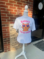 Load image into Gallery viewer, Baddies Can Be Saddies Cat on Ash Gray
