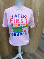 Load image into Gallery viewer, Later Grade Level Gator on Comfort Colors (Shown on Blossom)
