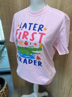 Load image into Gallery viewer, Later Grade Level Gator on Comfort Colors (Shown on Blossom)

