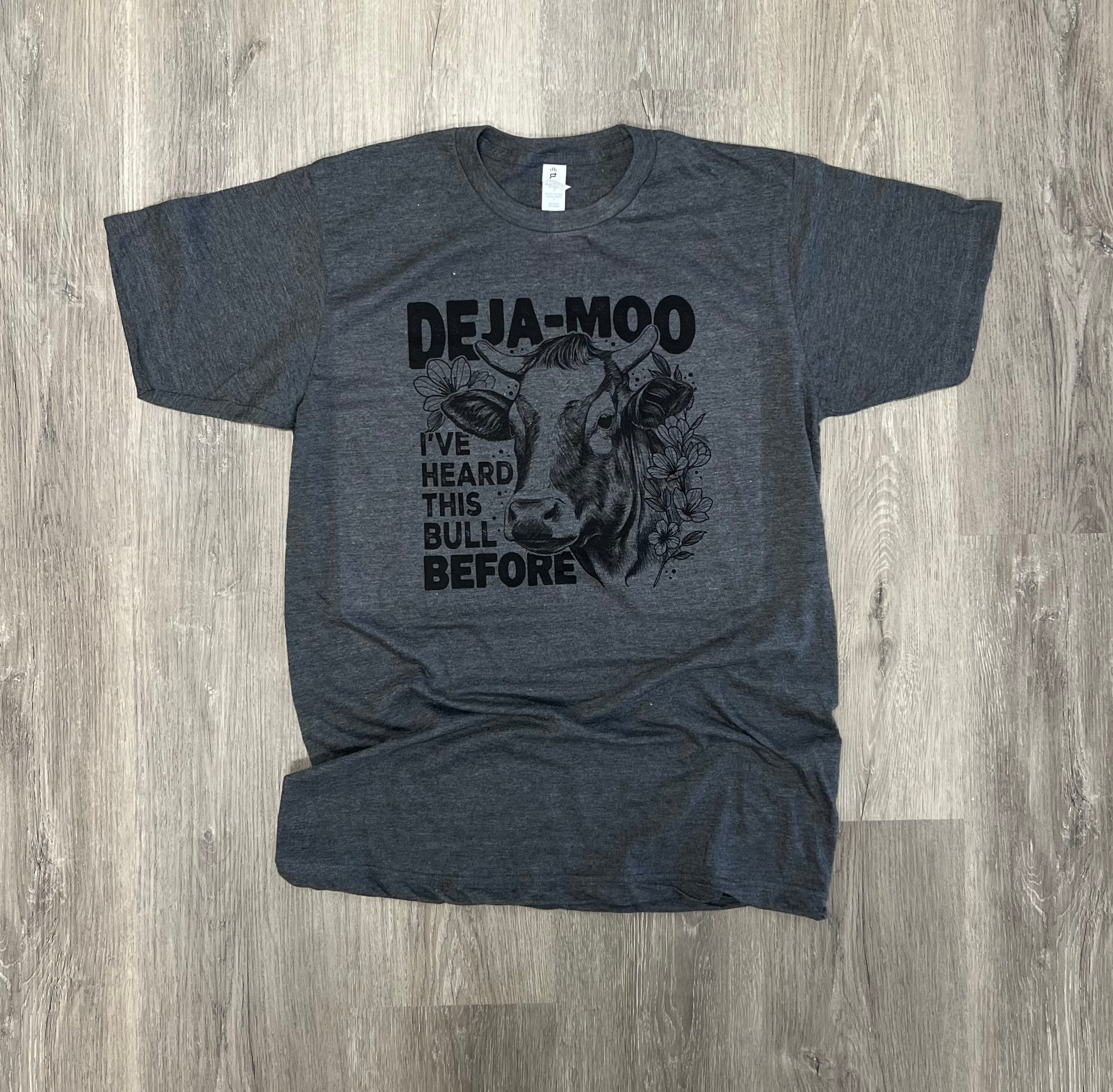 Deja-Moo on Heather Charcoal