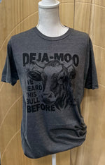 Load image into Gallery viewer, Deja-Moo on Heather Charcoal
