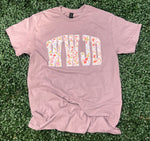 Load image into Gallery viewer, Floral Pearl WWJD on Gildan Light Cotton
