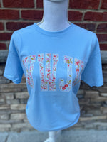 Load image into Gallery viewer, Floral Pearl WWJD on Gildan Light Cotton
