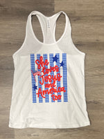 Load image into Gallery viewer, She Loves Jesus And America Too on Bella+Canvas Tank (Shown on White)
