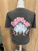 Load image into Gallery viewer, Front/Back Guess What Chicken Butt on Comfort Colors Pepper
