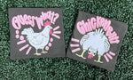 Load image into Gallery viewer, Front/Back Guess What Chicken Butt on Comfort Colors Pepper
