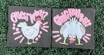 Load image into Gallery viewer, Front/Back Guess What Chicken Butt on Comfort Colors Pepper
