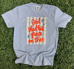Load image into Gallery viewer, God Shed His Grace On Thee on Comfort Colors (Shown on Washed Denim)
