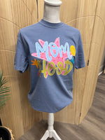 Load image into Gallery viewer, Retro Momhood on Comfort Colors (Shown on Blue Jean)
