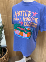 Load image into Gallery viewer, Hotter Than A Hoochie Coochie on Comfort Colors (Shown on Flo Blue)
