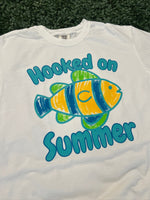 Load image into Gallery viewer, Hooked On Summer on Comfort Colors (Shown on White)
