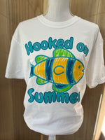 Load image into Gallery viewer, Hooked On Summer on Comfort Colors (Shown on White)
