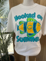 Load image into Gallery viewer, Hooked On Summer on Comfort Colors (Shown on White)

