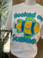 Load image into Gallery viewer, Hooked On Summer on Comfort Colors (Shown on White)

