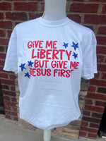 Load image into Gallery viewer, Liberty And Jesus on Comfort Colors (Shown on White)
