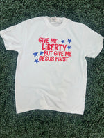 Load image into Gallery viewer, Liberty And Jesus on Comfort Colors (Shown on White)
