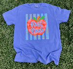 Load image into Gallery viewer, Apple Grade Level Tees on Comfort Colors (Shown on Flo Blue)

