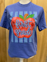 Load image into Gallery viewer, Apple Grade Level Tees on Comfort Colors (Shown on Flo Blue)
