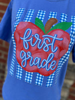 Load image into Gallery viewer, Apple Grade Level Tees on Comfort Colors (Shown on Flo Blue)
