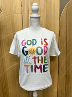 Load image into Gallery viewer, God Is Good All The Time Colorful on White
