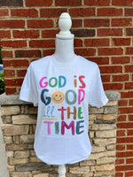 Load image into Gallery viewer, God Is Good All The Time Colorful on White
