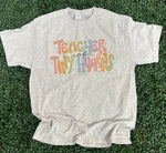 Load image into Gallery viewer, Teacher of Tiny Humans on Ash Gray Tee

