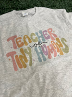 Load image into Gallery viewer, Teacher of Tiny Humans on Ash Gray Tee
