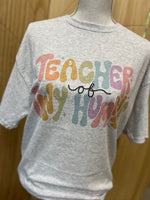 Load image into Gallery viewer, Teacher of Tiny Humans on Ash Gray Tee
