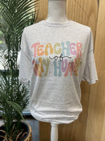 Load image into Gallery viewer, Teacher of Tiny Humans on Ash Gray Tee

