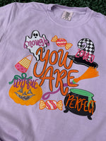 Load image into Gallery viewer, You Are Affirmations Halloween Version on Comfort Colors (Shown on Orchid)
