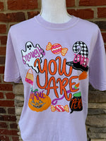 Load image into Gallery viewer, You Are Affirmations Halloween Version on Comfort Colors (Shown on Orchid)
