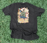 Load image into Gallery viewer, Front/Back I'll Fly Away Duck on Beach Wash Black
