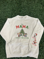 Load image into Gallery viewer, This Mama Loves Her Little Peanuts Customizable Sweatshirt with Optional Names on Sleeve
