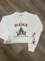 Load image into Gallery viewer, This Mama Loves Her Little Peanuts Customizable Sweatshirt with Optional Names on Sleeve
