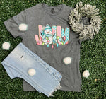 Load image into Gallery viewer, Jolly Snowman on Gildan Softstyle Dark Heather
