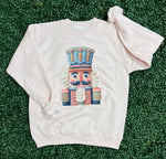 Load image into Gallery viewer, Nutcracker Sweatshirt on Light Pink

