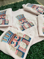 Load image into Gallery viewer, Nutcracker Sweatshirt on Light Pink
