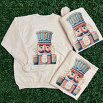 Load image into Gallery viewer, Nutcracker Sweatshirt on Light Pink
