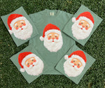 Load image into Gallery viewer, Faux Yarn Santa on Comfort Colors (Shown on Light Green)
