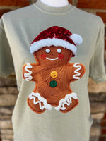 Load image into Gallery viewer, Faux Yarn Gingerbread on Comfort Colors (Shown on Sandstone)
