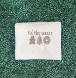 Load image into Gallery viewer, EMBROIDERED: &#39;Tis The Season on Cream
