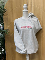 Load image into Gallery viewer, EMBROIDERED: Probably Just Going To Jingle Some Of The Way on Ash Gray
