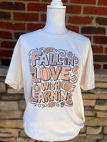 Load image into Gallery viewer, Fall In Love With Learning on Cream
