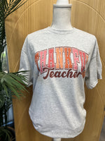 Load image into Gallery viewer, Thankful Teacher on Ash Gray
