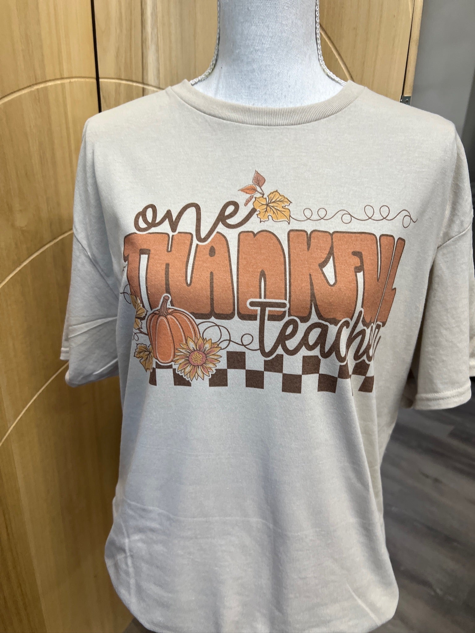 One Thankful Teacher on Sand