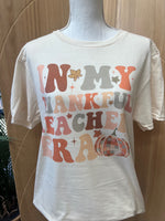 Load image into Gallery viewer, In My Thankful Teacher Era on Cream
