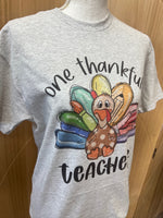 Load image into Gallery viewer, One Thankful Teacher on Ash Gray
