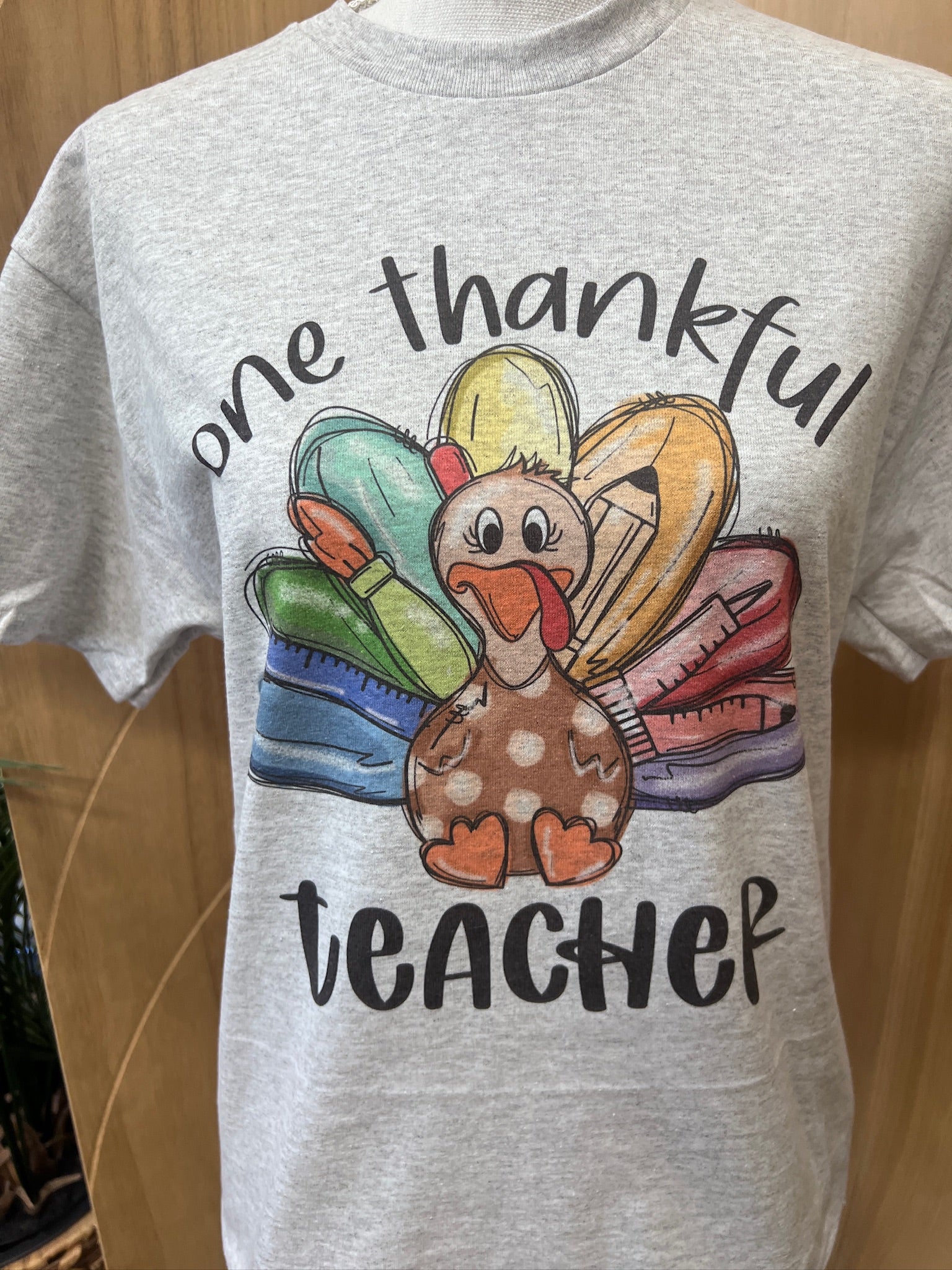 One Thankful Teacher on Ash Gray