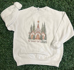 Load image into Gallery viewer, The Greatest Gift Is Jesus Sweatshirt on White
