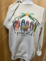 Load image into Gallery viewer, The Greatest Gift of All Sweatshirt on Sand
